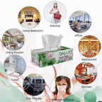 DALUCI 2 प्लाई फेशियल टिशू बॉक्स कार टिशू