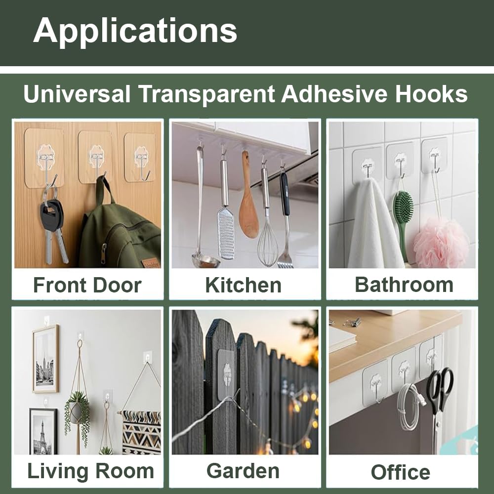 Flower Hooks -Self Adhesive Wall Hooks