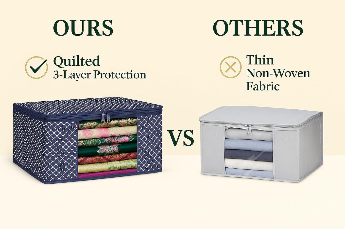 Cotton Quilted Saree Covers