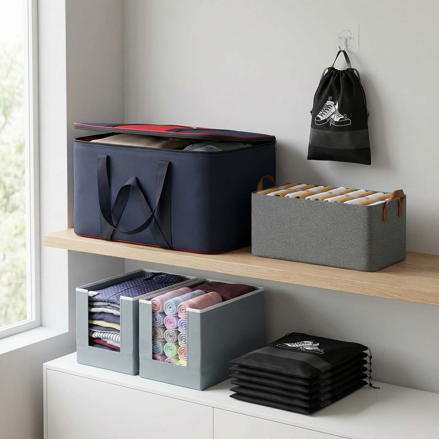 Wardrobe Storage-2 Solution Kit