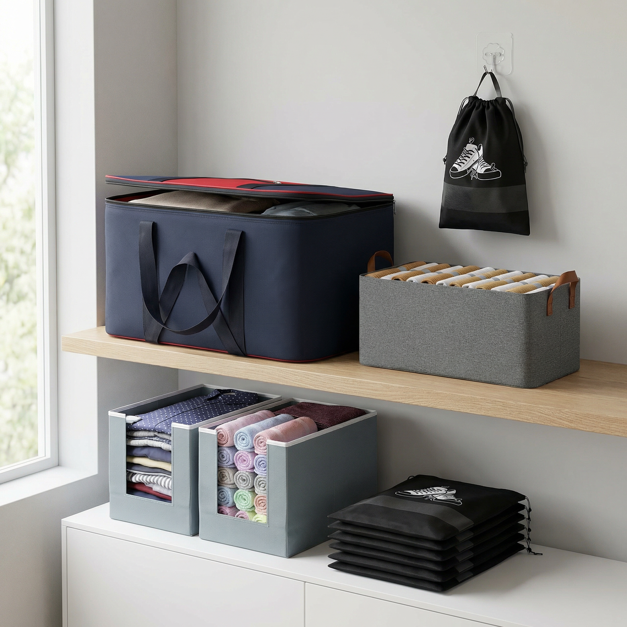 Wardrobe Storage-2 Solution Kit