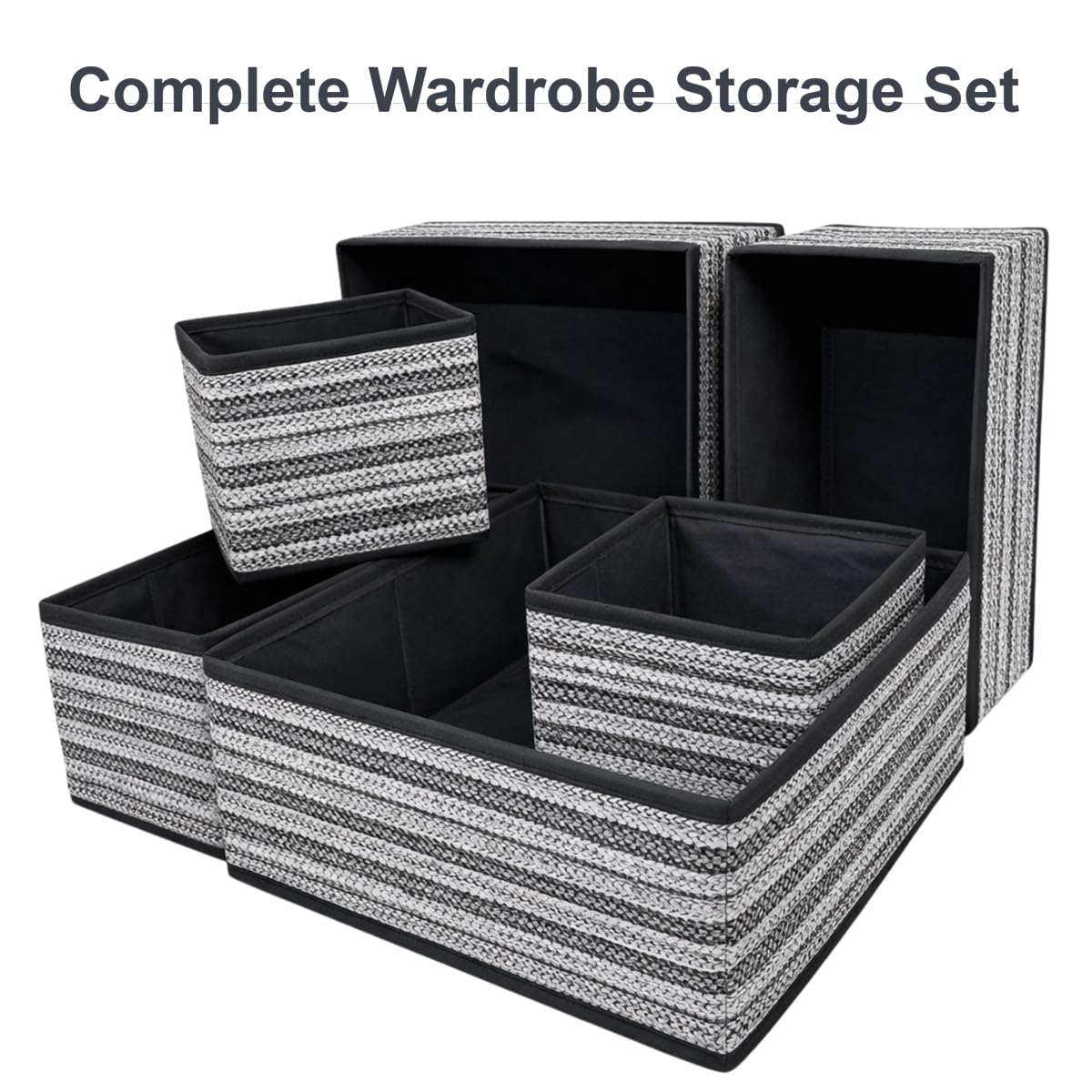 6 Pcs Foldable Closet Organizers