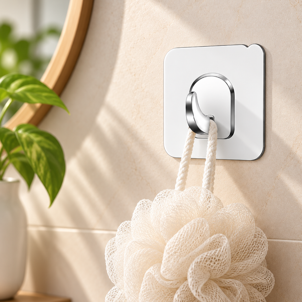 Adhesive Hooks for Hanging - Heavy Duty Wall Door Hooks