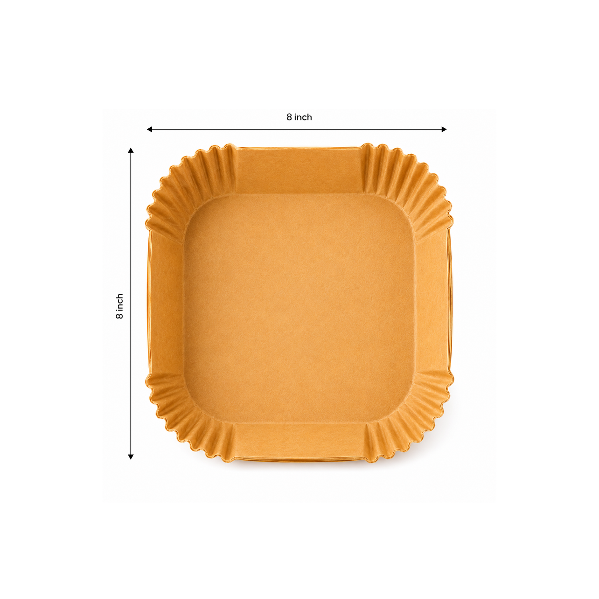 Air Fryer Paper Sheets (8 Inch) - Disposable Non-Stick Parchment Liners