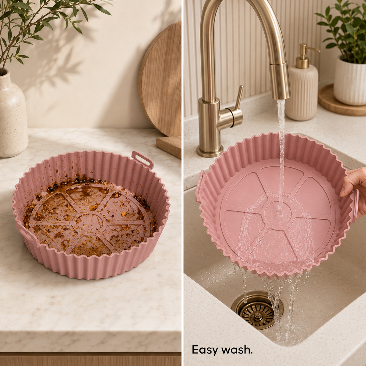 Air Fryer Liners - Disposable Non-Stick Parchment Sheets