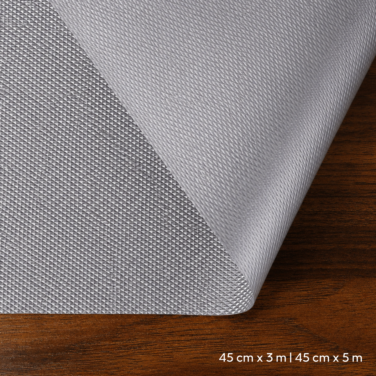 Anti Slip Fridge Mat/Shelf Liner - Clear, Waterproof & Washable
