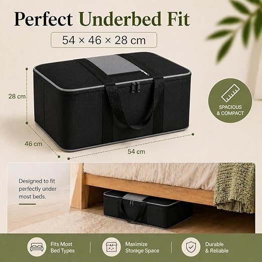 Underbed Storage Bags for Clothes Pack of 2 Large.