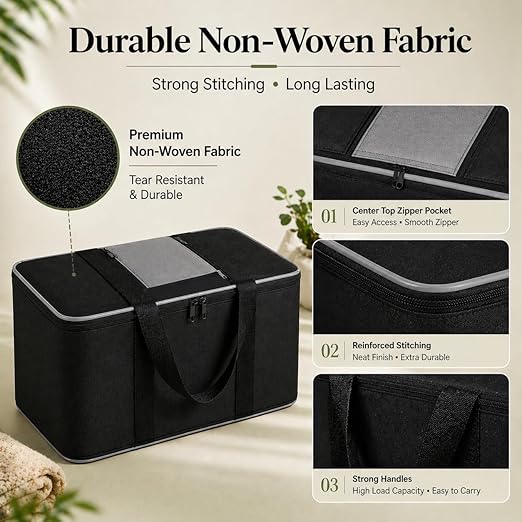 Underbed Storage Bags for Clothes Pack of 2 Large.
