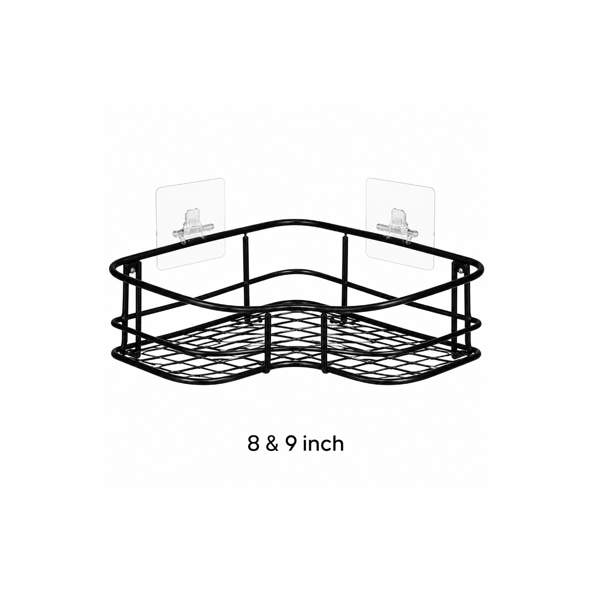 Self-Adhesive Bathroom Corner Shelf - No Drill Wall Mount Storage