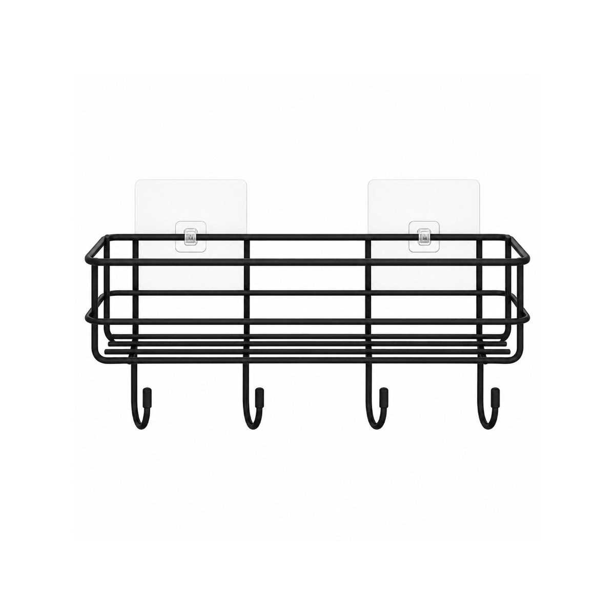 Self-Adhesive Bathroom Shelf - No Drill Wall Mount Storage Rack