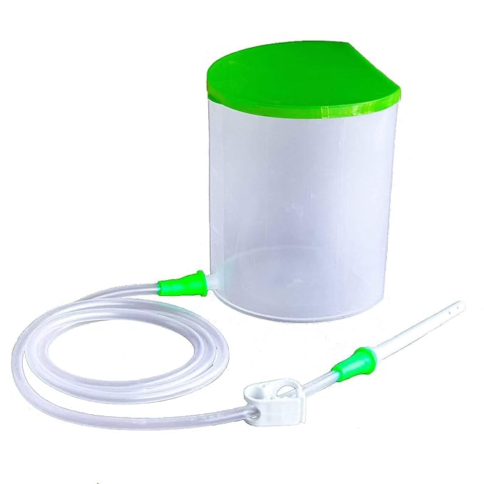 PVC Enema Kit for Home use with Instruction | Enima home kit for Adults Reusable & washable anema kit For Mens and Women – (1500 ML)
