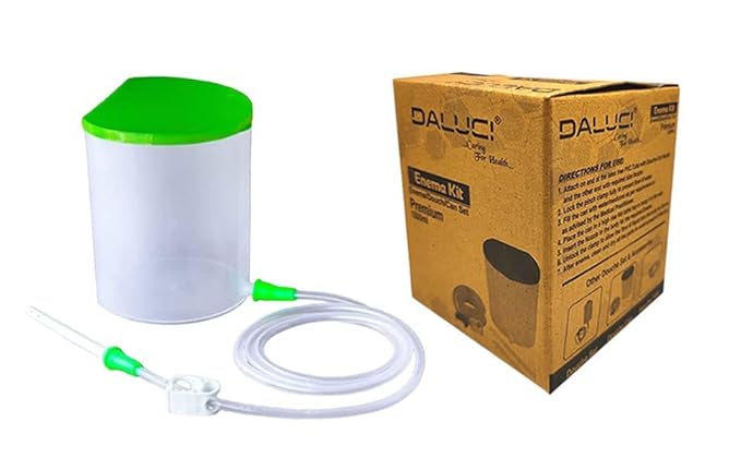 PVC Enema Kit for Home use with Instruction | Enima home kit for Adults Reusable & washable anema kit For Mens and Women – (1500 ML)
