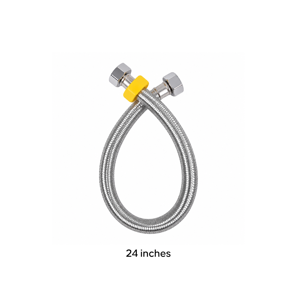 Geyser Connection Pipe - 24 Inch Flexible Hot Water Hose