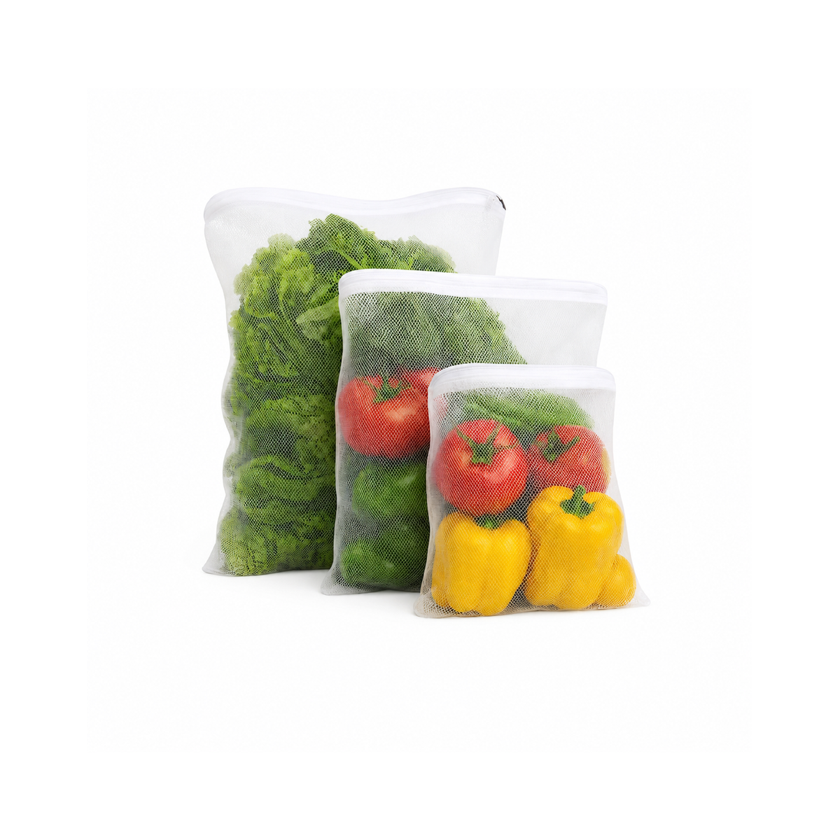 Reusable Fridge Storage Bags - Keep Fruits & Vegetables Fresh Longer