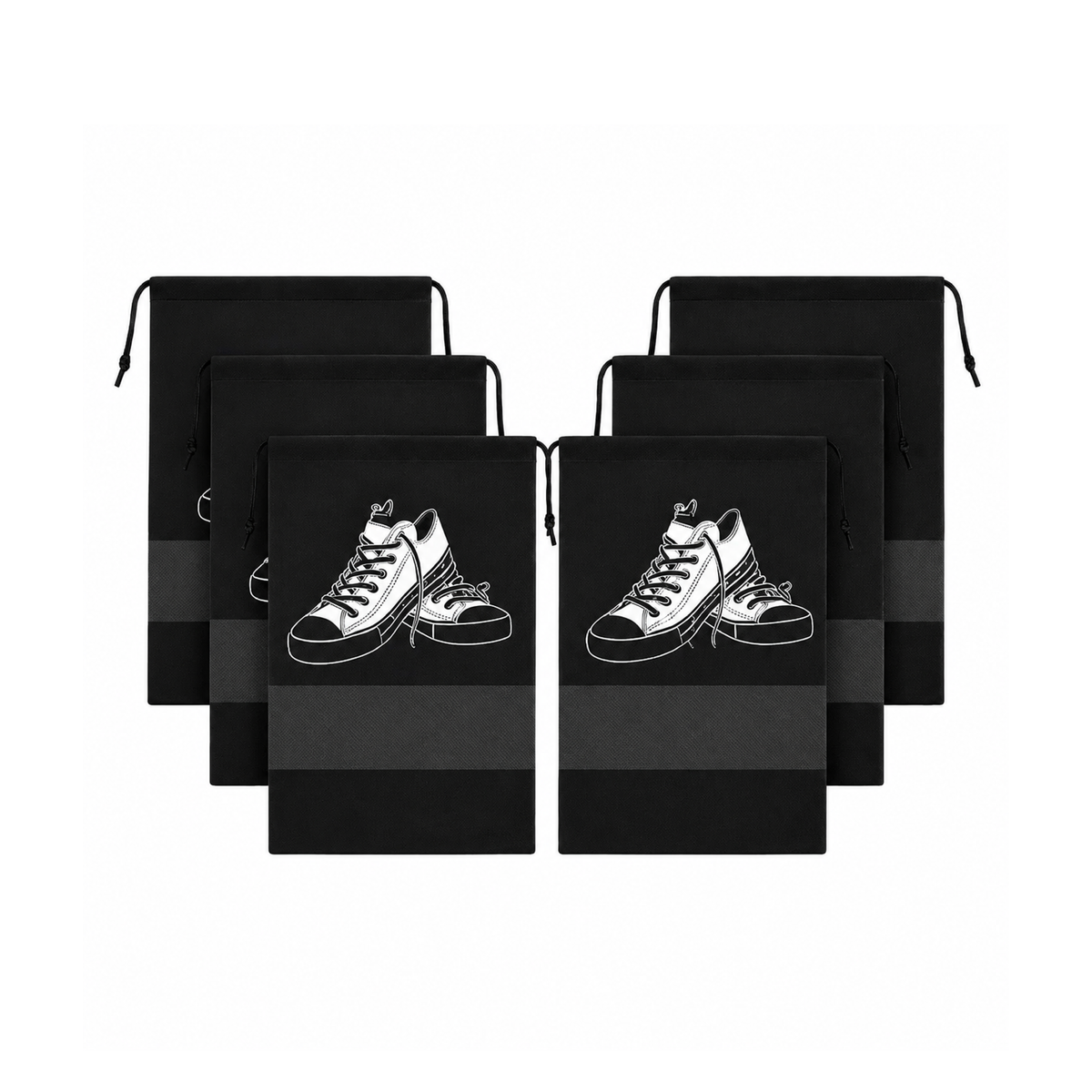 Non-Woven Shoe Storage Bags - Travel & Wardrobe Shoe Organizer