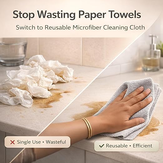 Microfiber Cleaning Cloth,Heavy Duty & Premium Quality